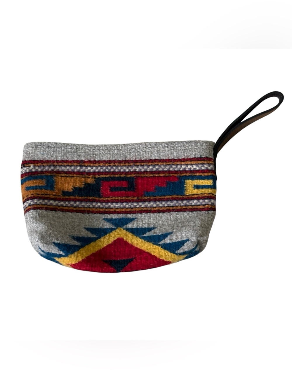 Manos Zapotecas Handmade Bag Wool Clutch Geometric Aztec Mexico